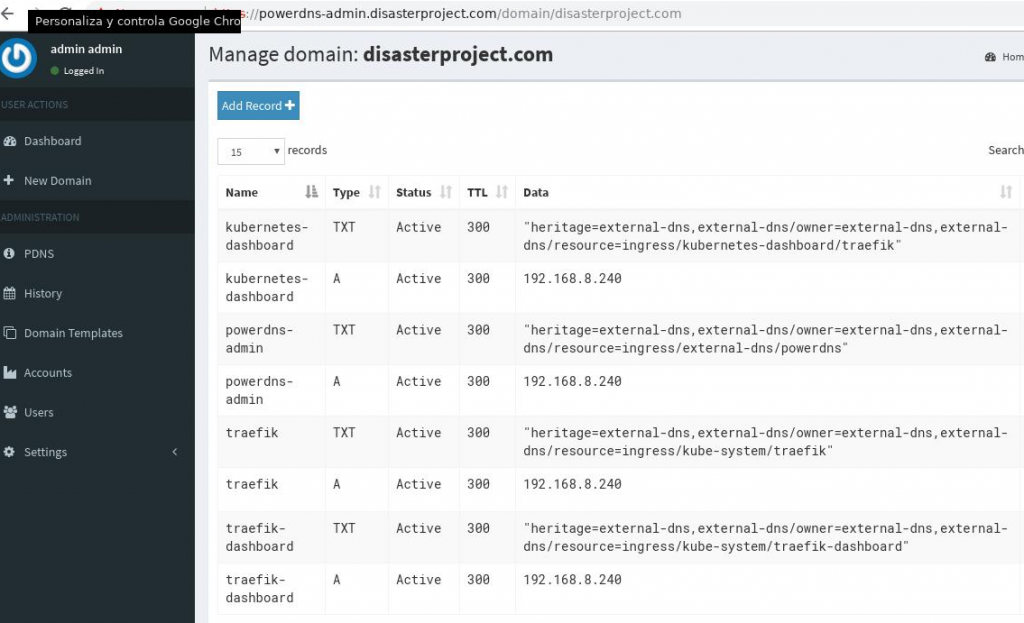 Como publicar Kubernetes con External DNS, MetalLB y Traefik. 4