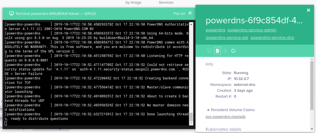 Kubernetes dashboards 2 11